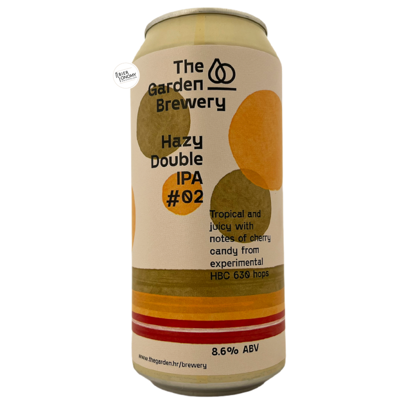 Bière Hazy Double IPA 02 44 cl Brasserie The Garden Brewery