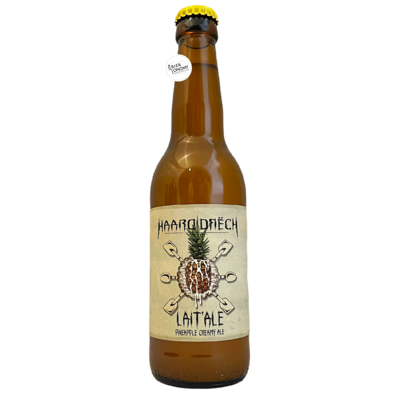 Bière Lait'ale Pineapple Creamy Ale 33 cl Brasserie Haarddrëch
