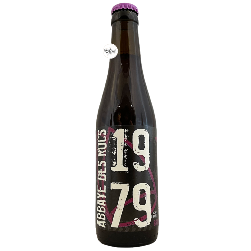 Bière Brune 1979 33 cl Brasserie de l'Abbaye des Rocs