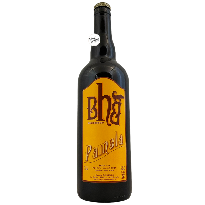 Bière Pamela Pale Ale 75 cl BHB Brasserie du Haut Buëch