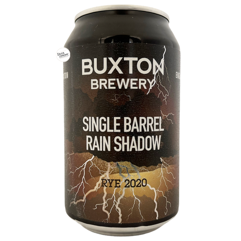 Bière Single Barrel Rain Shadow Rye 2020 Imperial Stout 33 cl Brasserie Buxton Brewery