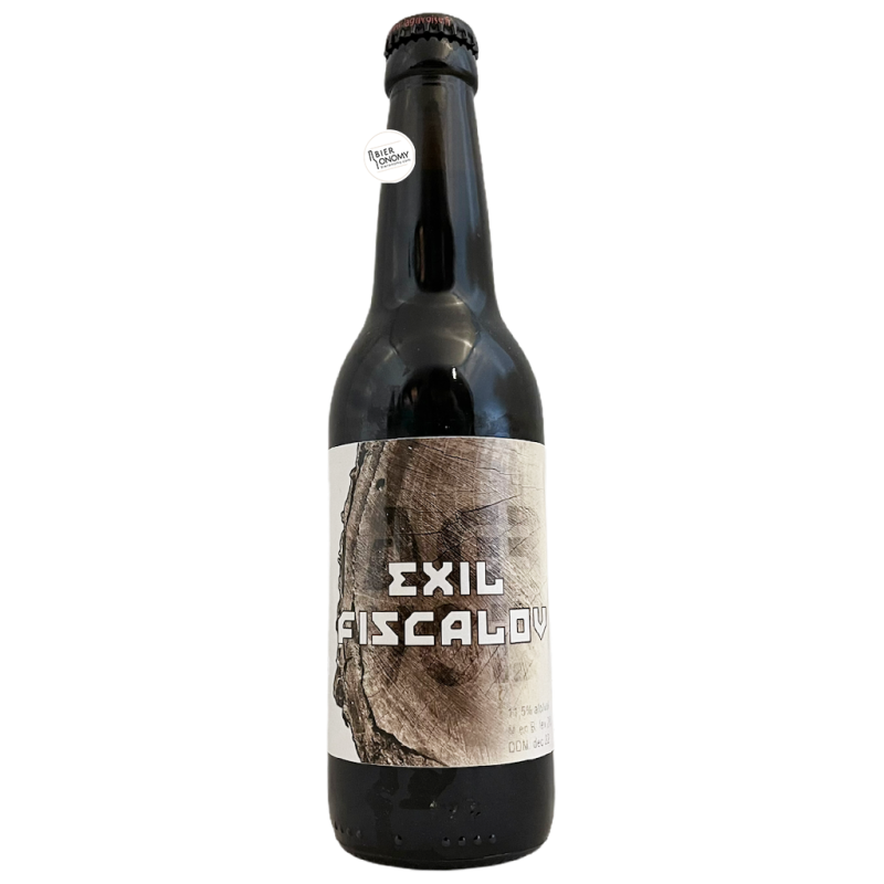 Bière Exil Fiscalov Anti Colonialiste Russian Stout 33 cl Brasserie L'Agrivoise