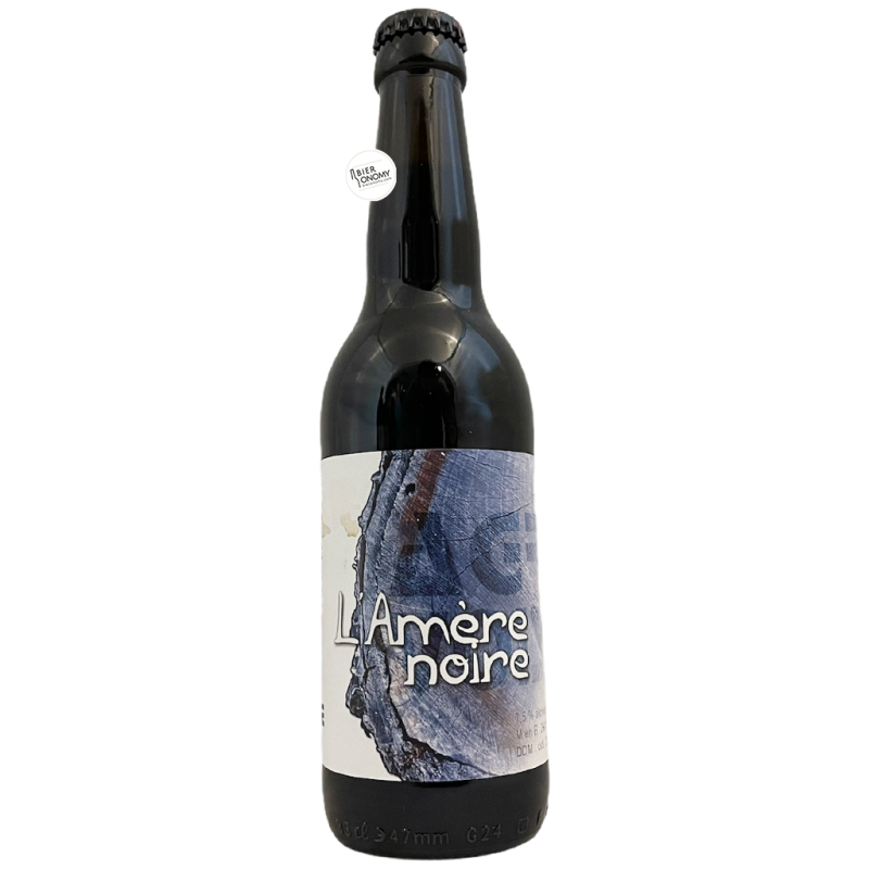 Bière L'Amère Noire Hoppy Dark Ale 33 cl Brasserie L'Agrivoise