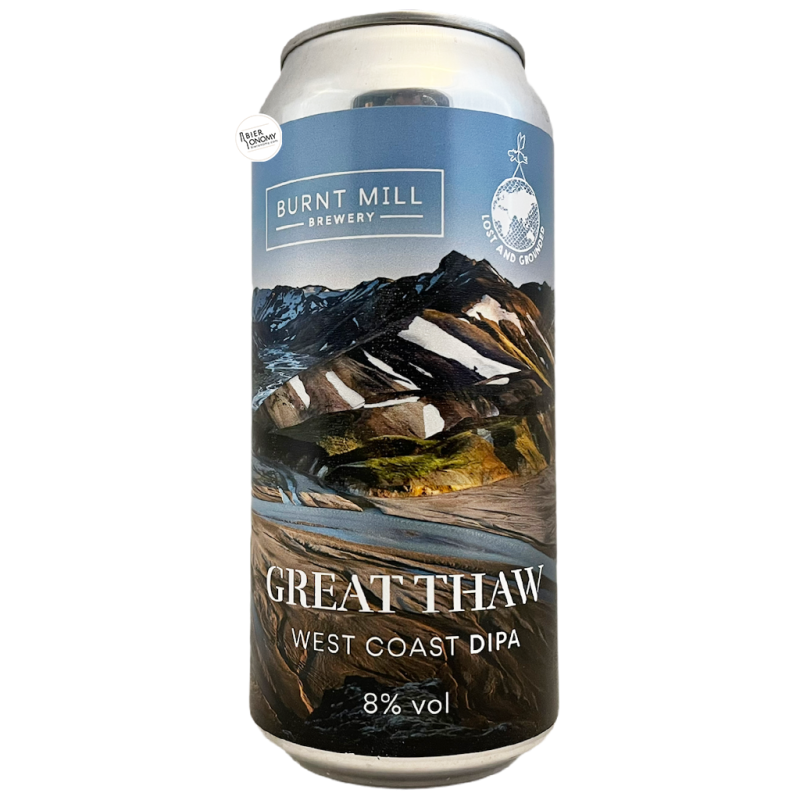 Bière Great Thaw West Coast DIPA 44 cl Brasserie Burnt Mill Lost and Grounded