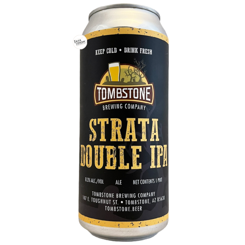 Bière Strata Double IPA 47,3 cl Brasserie Tombstone