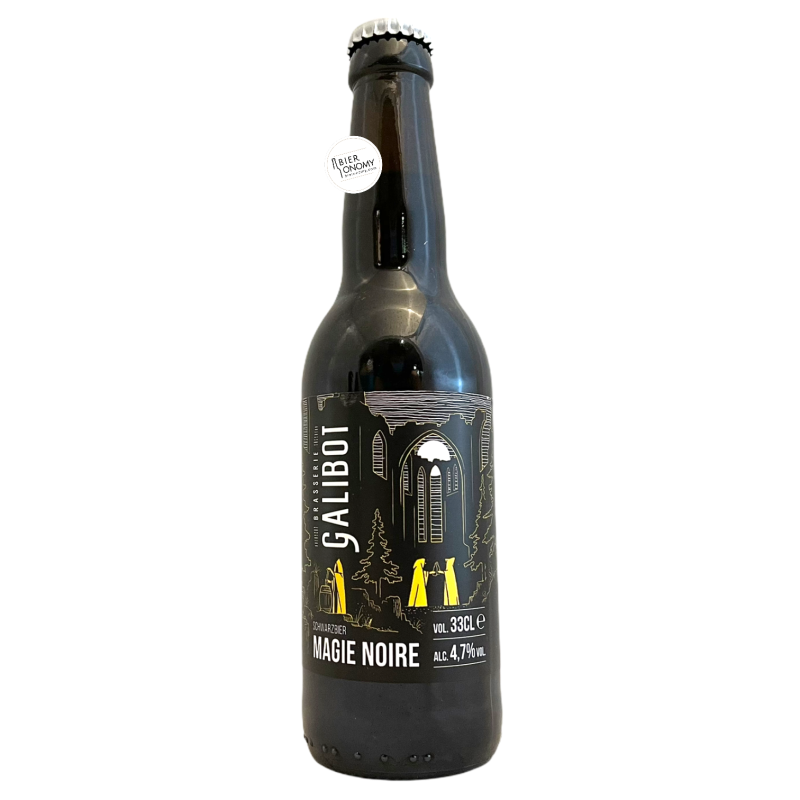 Bière Magie Noire Schwarzbier 33 cl Brasserie Galibot