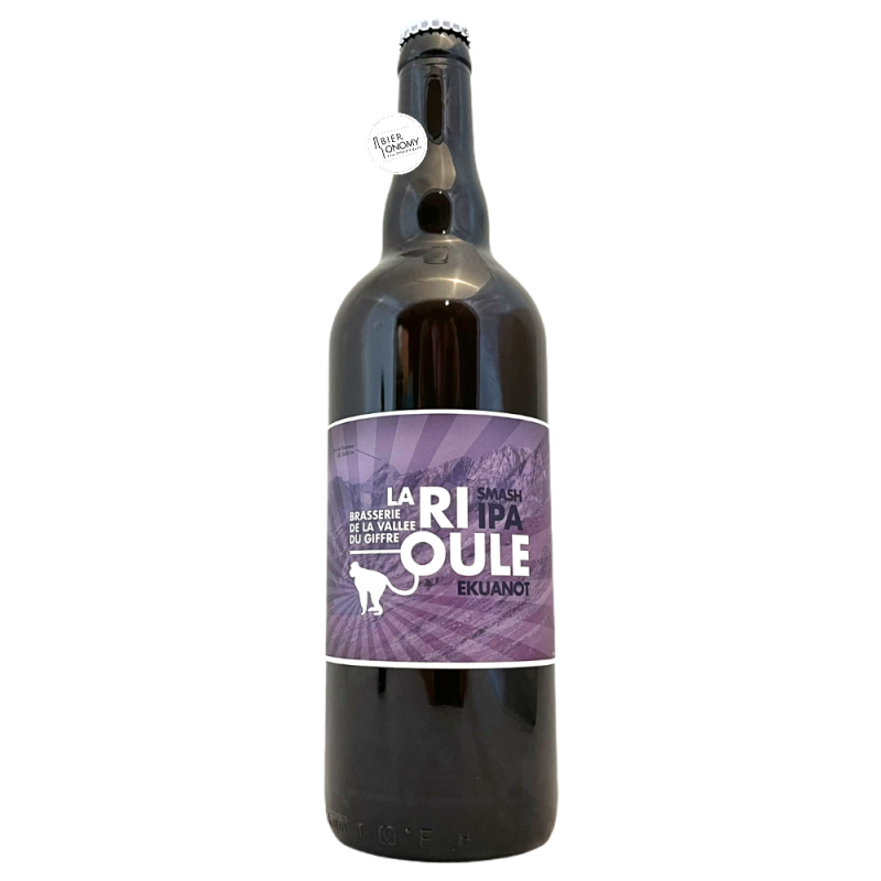 Bière La Rioule Ekuanot IPA 75 cl Brasserie de la Vallée du Giffre