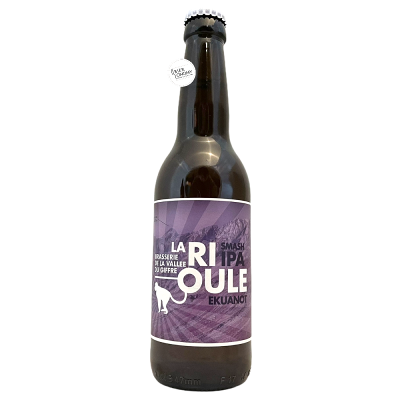 Bière La Rioule Ekuanot IPA 33 cl Brasserie de la Vallée du Giffre