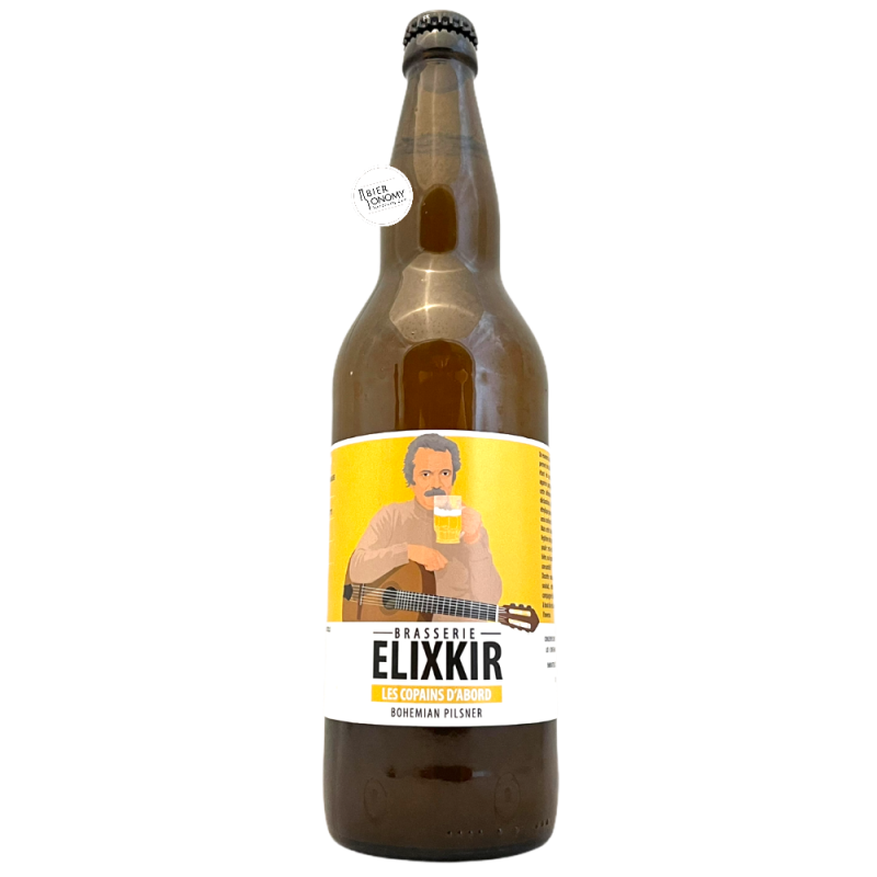 Bière Les copains d'abord Bohemian Pilsner 66 cl Brasserie Elixkir