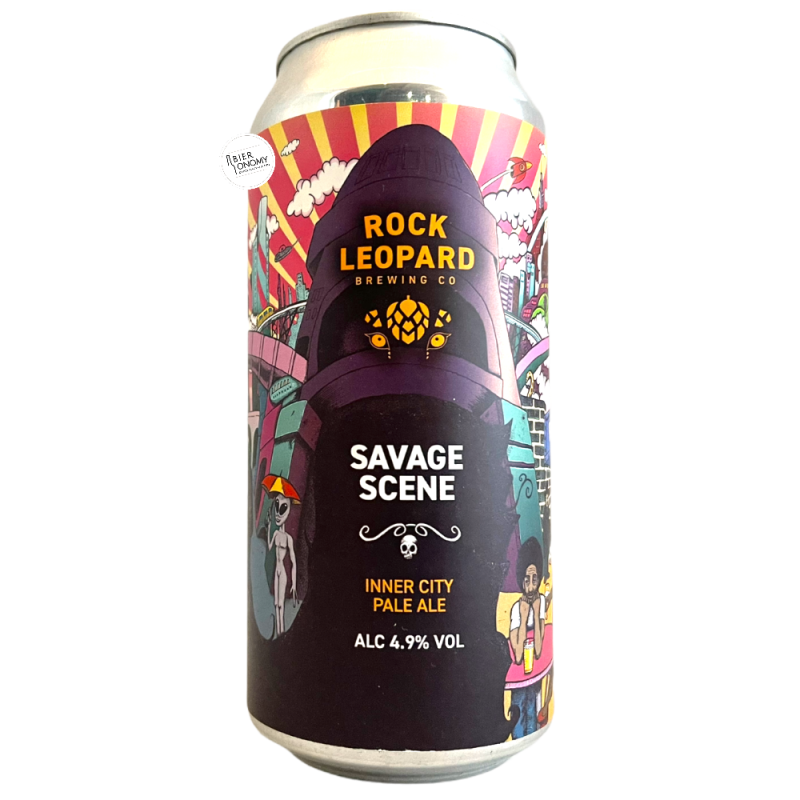 Bière Savage Scene Inner City Pale Ale 44 cl Brasserie Rock Leopard