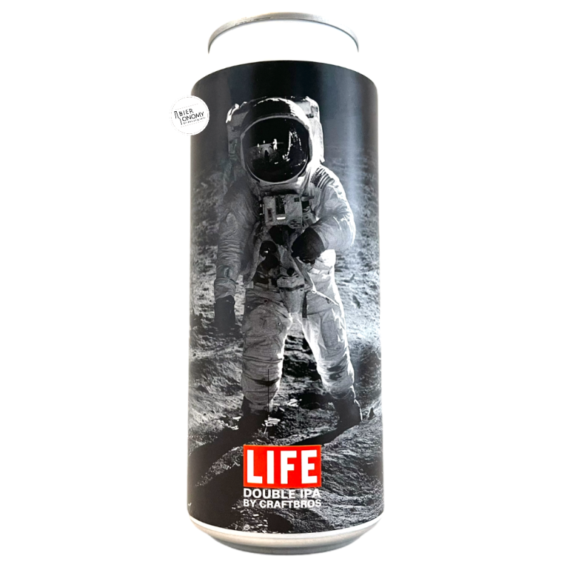 Bière LIFE Double IPA Moon Landing 50 cl Brasserie Craftbros