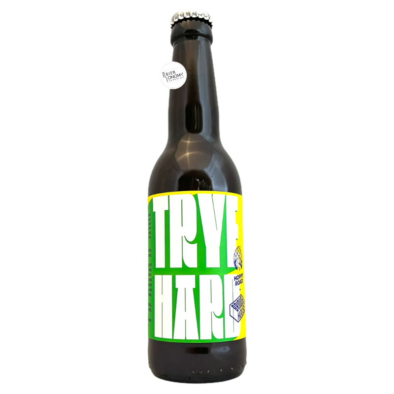 Bière Trye Hard Double Rye IPA 33 cl Brasserie Brique House x Hoppy Road