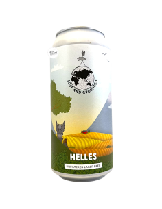 Helles Unfiltered Lager 44 cl Lost And Grounded - Bieronomy