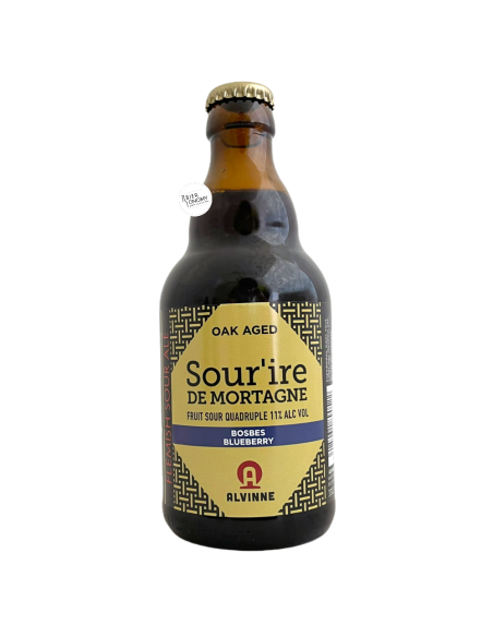 Bière Sour'ire de Mortagne Bosbes Sour Quadruple 33 cl Brasserie Alvinne
