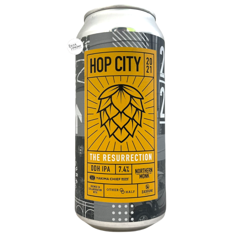 Bière Hop City The Resurrection DDH IPA 2021 44 cl Northern Monk x Other Half x Zagovor