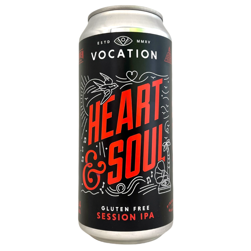 Heart & Soul Session IPA Gluten Free 44 cl Vocation