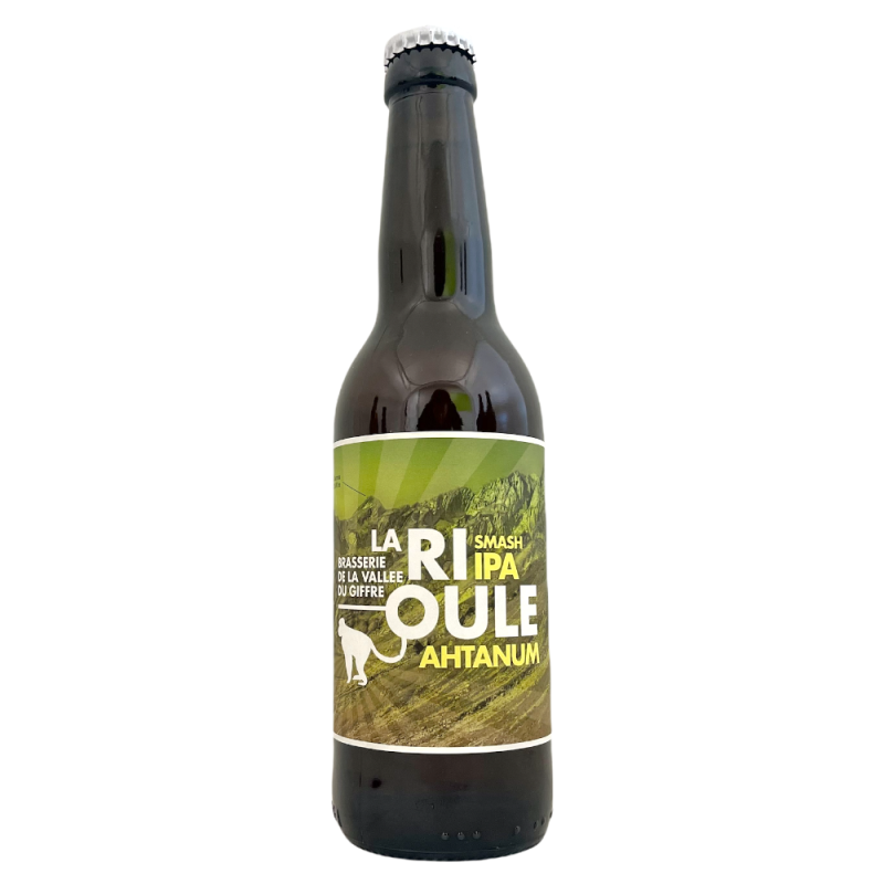 Bière La Rioule Ahtanum Smash IPA 33 cl Brasserie de la Vallée du Giffre