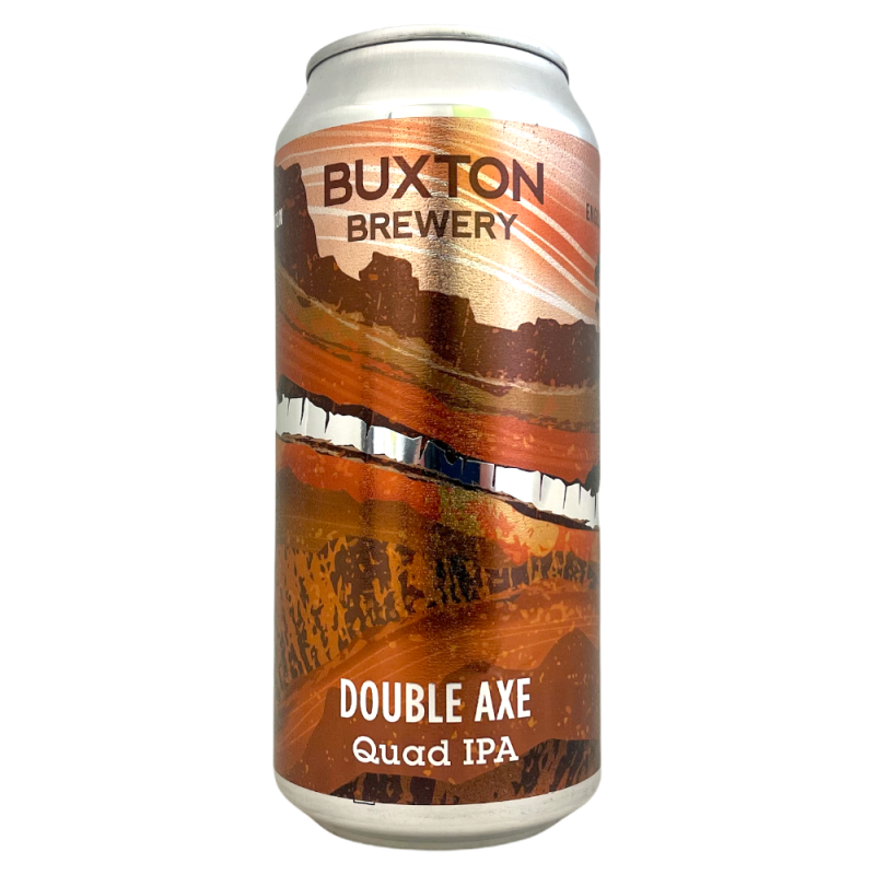 Bière Double Axe 2021 Quadruple IPA 44 cl Brasserie Buxton