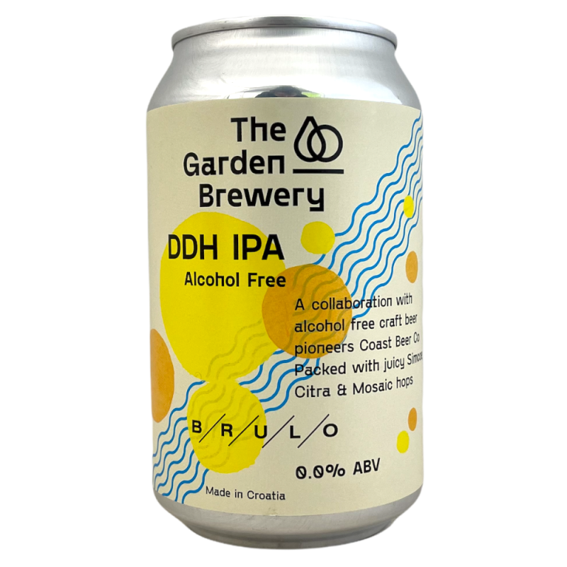 Bière DDH IPA Alcohol Free 33 cl The Garden Brewery BRULO