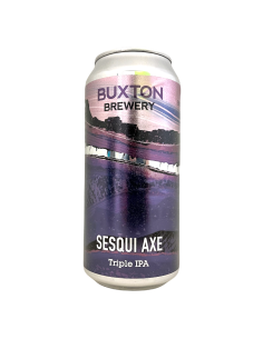 Bière Sesqui Axe Triple IPA 44 cl Brasserie Buxton Brewery