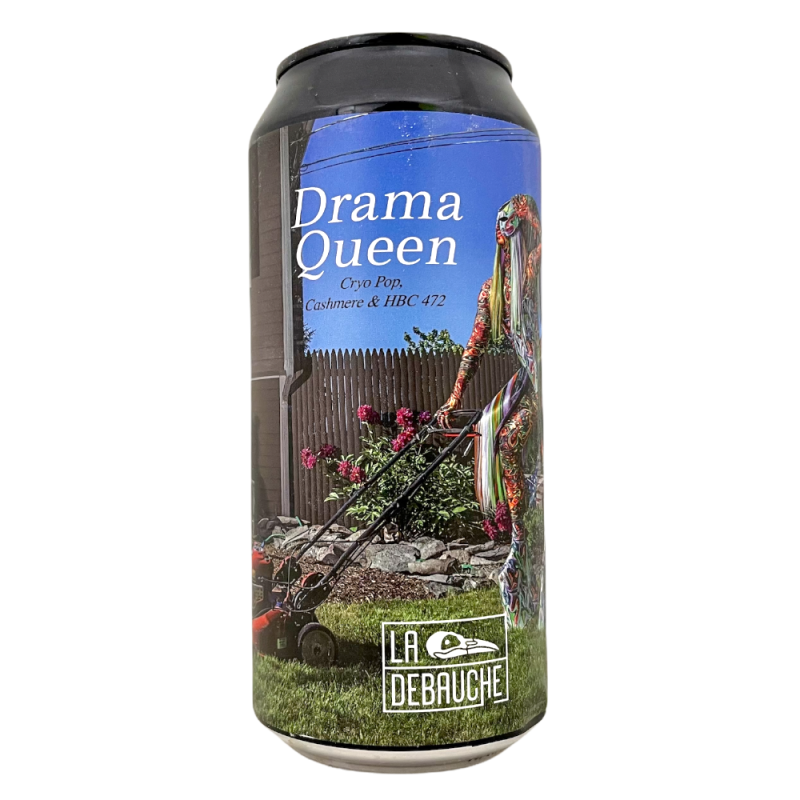 Bière Drama Queen Cryo Pop Cashmere HBC 472 DDH IPA 44 cl Brasserie La Débauche