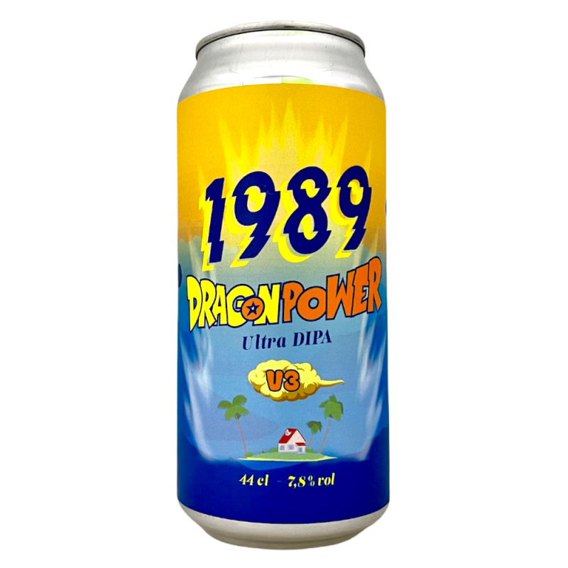 Bière Dragon Power Level 3 NE DIPA 44 cl Brasserie 1989 Brewing