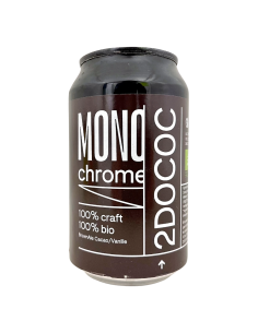 Bière 2DOCOC Brown Ale Cacao Vanille 33 cl Brasserie Monochrome