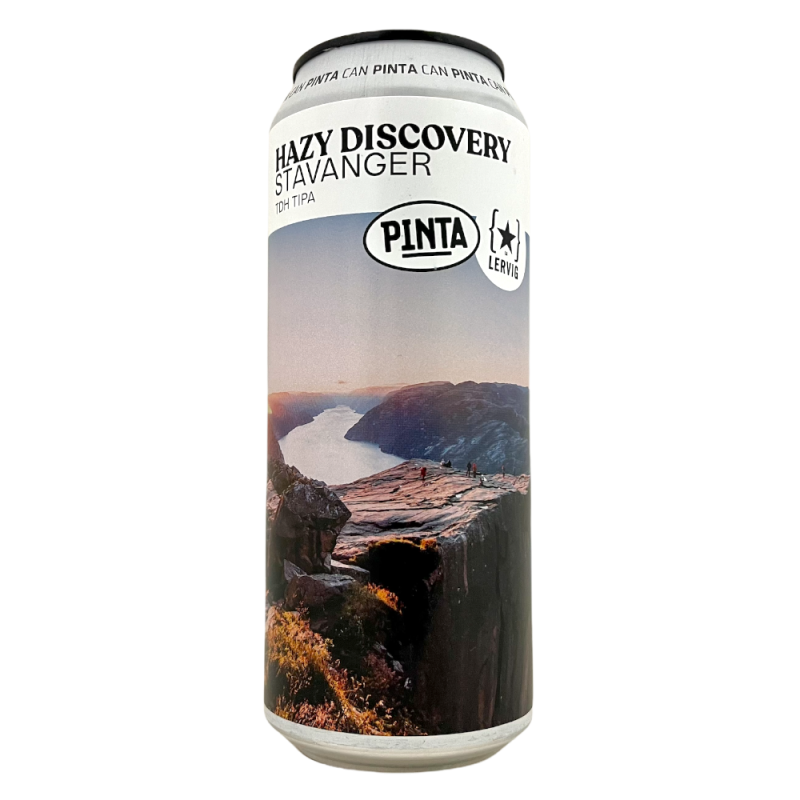 Bière Hazy Discovery Stavanger TDH TIPA 50 cl Brasserie PINTA Lervig