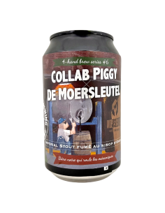 Bière Collab Brasserie Piggy Brewing De Moersleutel Imperial Stout 33 cl