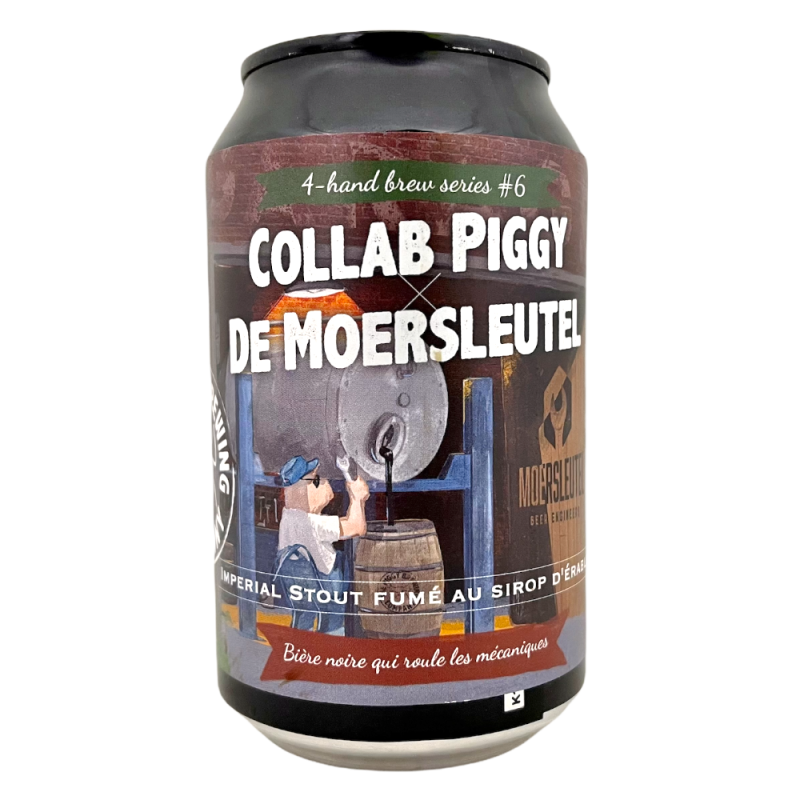 Bière Collab Brasserie Piggy Brewing De Moersleutel Imperial Stout 33 cl