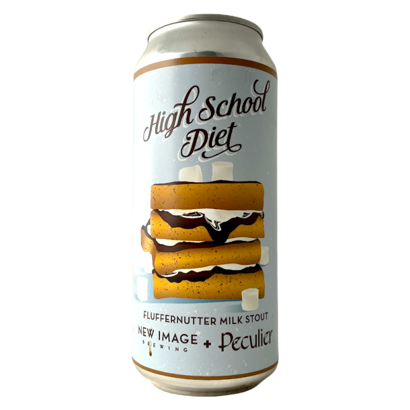 Bière High School Diet Imperial Milk Stout 47,3 cl Brasserie New Image Peculier Ales
