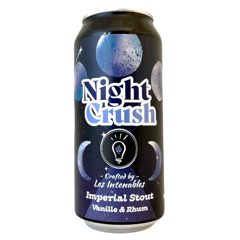 Bière Night Crush Vanille & Rhum Imperial Stout 44 cl Brasserie Les Intenables