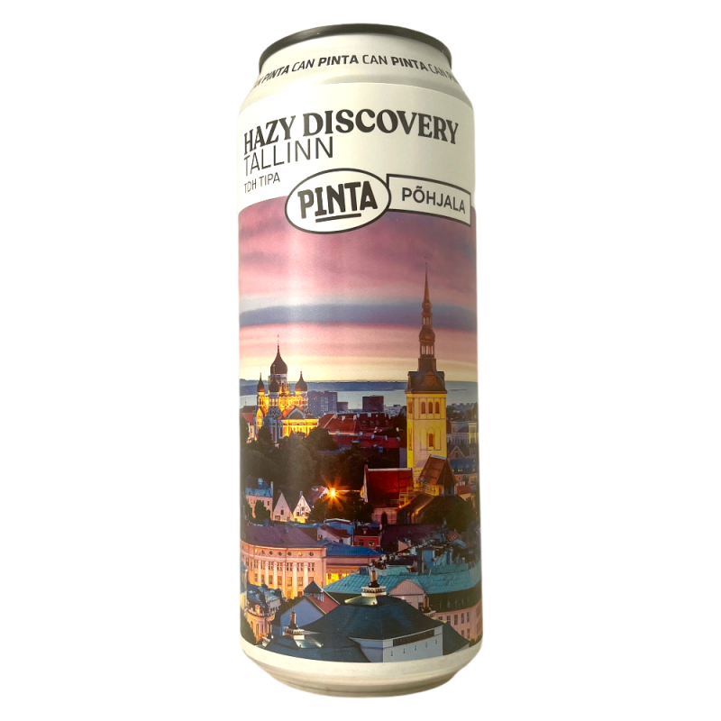 Bière Hazy Discovery Tallinn TDH TIPA 50 cl Brasserie Browar PINTA