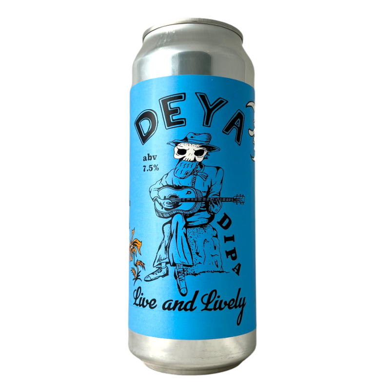 Bière Live and Lively DIPA 50 cl DEYA Brewing