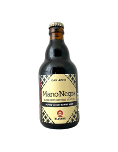 Bière Mano Negra Peated Whisky BA Stout 33 cl Brasserie Alvinne