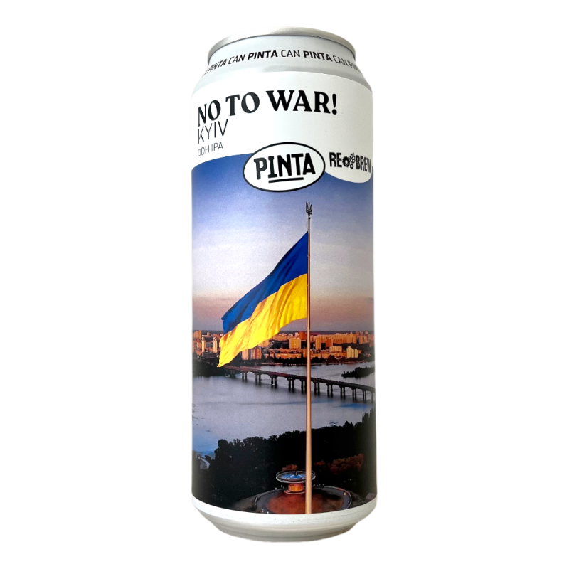 Bière No to War! Kyiv DDH IPA 50 cl Brasserie PINTA Rebrew