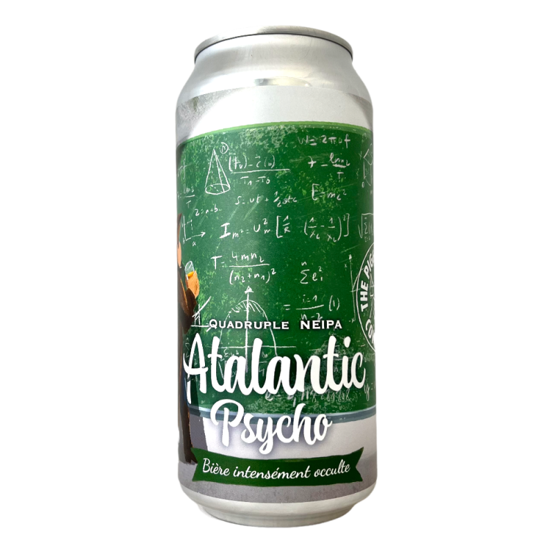 Bière Atalantic Psycho Quadruple NEIPA 44 cl Brasserie Piggy Brewing