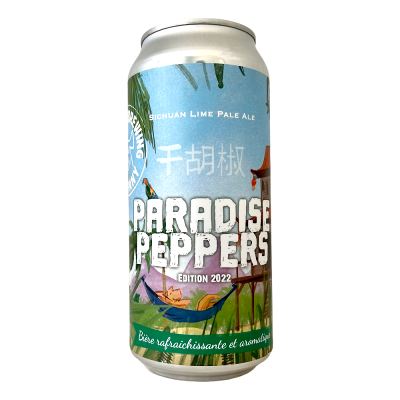 Bière Paradise Peppers 2022 Pale Ale 44 cl Brasserie Piggy Brewing