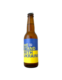 Bière We Stand With Ukraine Pale Ale 33 cl Brasserie Sainte Cru