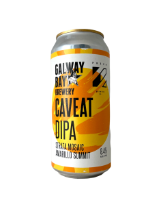 Bière Caveat NE DIPA 44 cl Brasserie Galway Bay Brewery Prizm Brewing