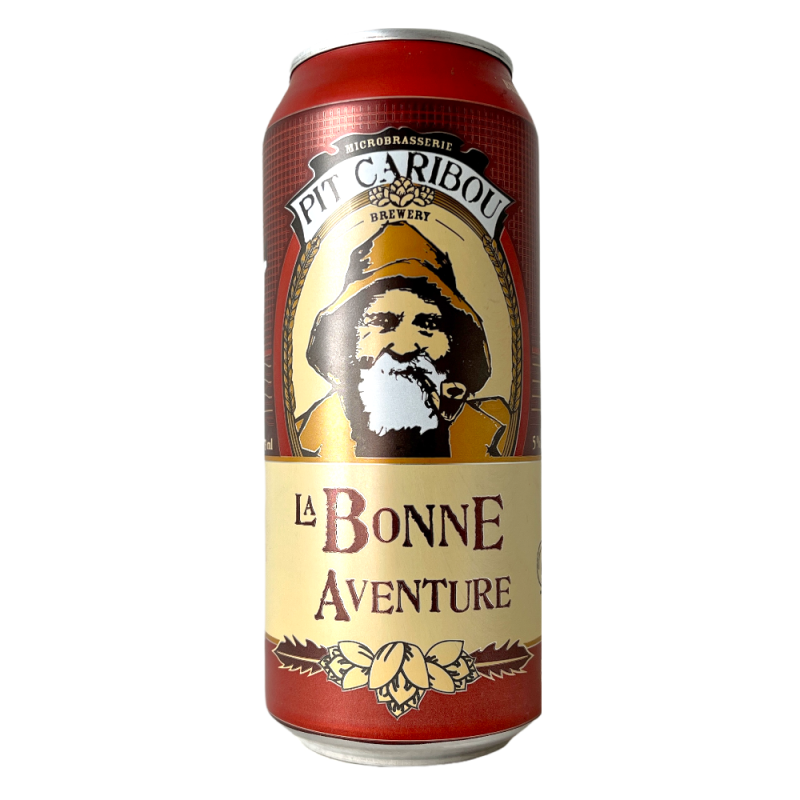 Bière La Bonne Aventure Ambrée 47,3 cl Microbrasserie Pit Caribou