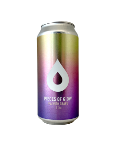 Bière Pieces of Glow NE IPA with Grape 44 cl Brasserie Polly's