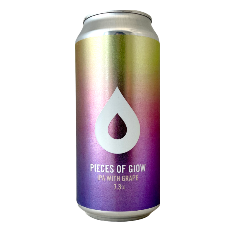 Bière Pieces of Glow NE IPA with Grape 44 cl Brasserie Polly's