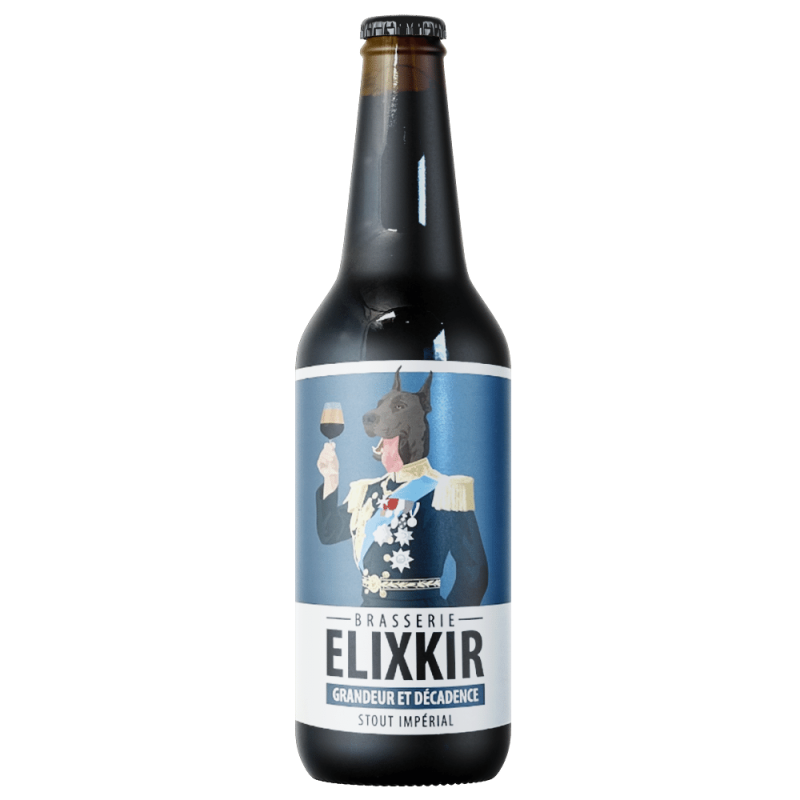 Bière Grandeur et Décadence Stout Impérial 33 cl Brasserie Elixkir