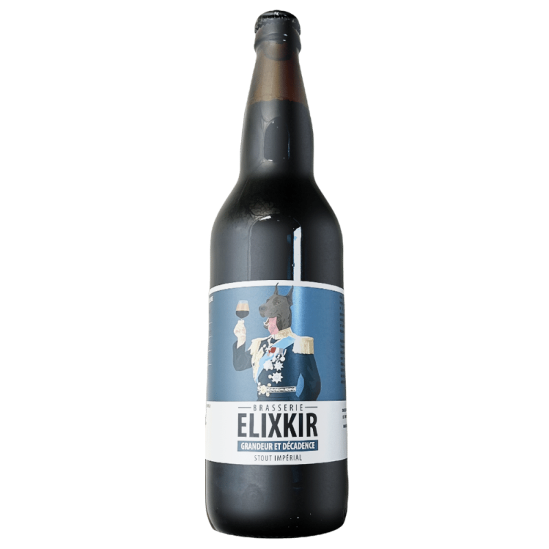 Bière Grandeur et Décadence Stout Impérial 66 cl Brasserie Elixkir