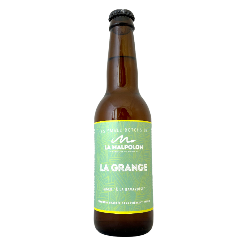 Bière La Grange Lager à la Bavaroise 33 cl Brasserie La Malpolon