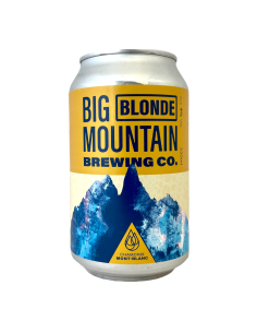 Bière Blonde Canette 33 cl Brasserie Big Mountain Brewing Company