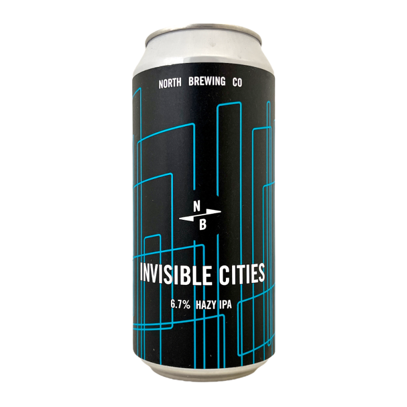 Bière Invisible Cities Hazy IPA 44 cl Brasserie North Brewing