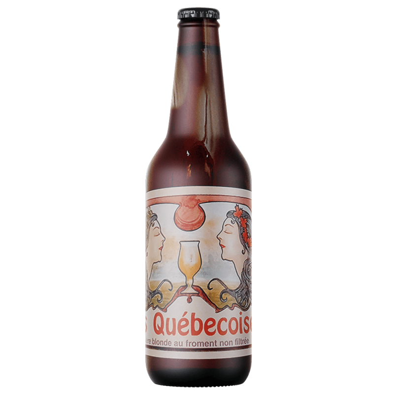 Bière Les Québécoises Blonde au Froment 33 cl Brasserie Thiriez