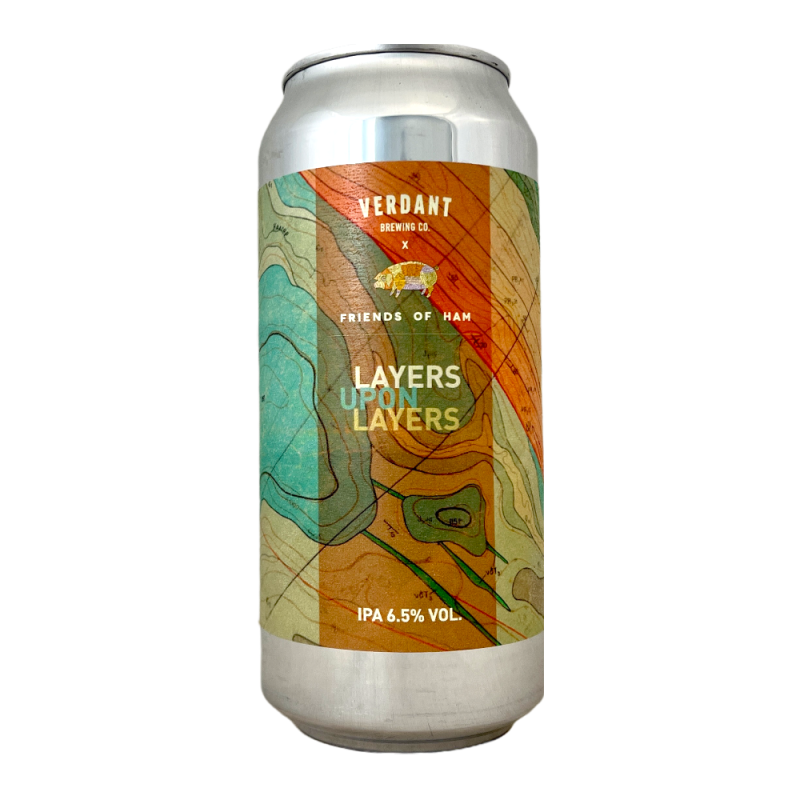 Bière Layers Upon Layers NE IPA 44 cl Brasserie Verdant Brewery